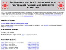 Tablet Screenshot of hpdc.org